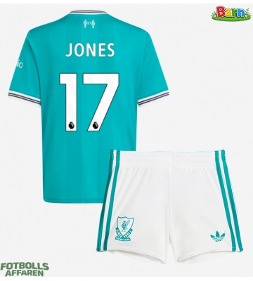 Liverpool Curtis Jones #17 Tredjeställ Barn 2025-26 Kortärmad (+ Korta byxor)